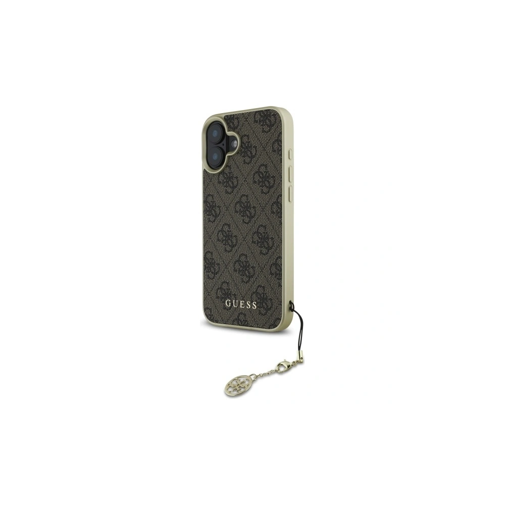 Hurtownia GSM - Etui Guess GUHCP16MGF4GBR Apple iPhone 16 Plus hardcase 4G Charms Collection brązowy/brown - GUE4068 - {ean13} - Hurt
