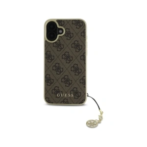 Hurtownia GSM - Guess GUHCP16MGF4GBR Apple iPhone 16 Plus keménytok 4G Charms Collection barna - GUE4068 - {ean13} - Hurt