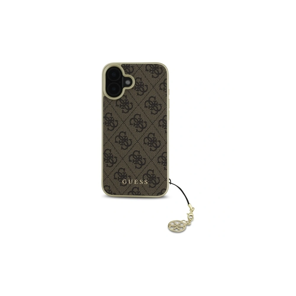 Hurtownia GSM - Etui Guess GUHCP16MGF4GBR Apple iPhone 16 Plus hardcase 4G Charms Collection brązowy/brown - GUE4068 - {ean13} - Hurt