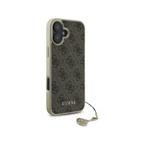 Hurtownia GSM - Guess GUHCP16MGF4GBR Apple iPhone 16 Plus keménytok 4G Charms Collection barna - GUE4068 - {ean13} - Hurt