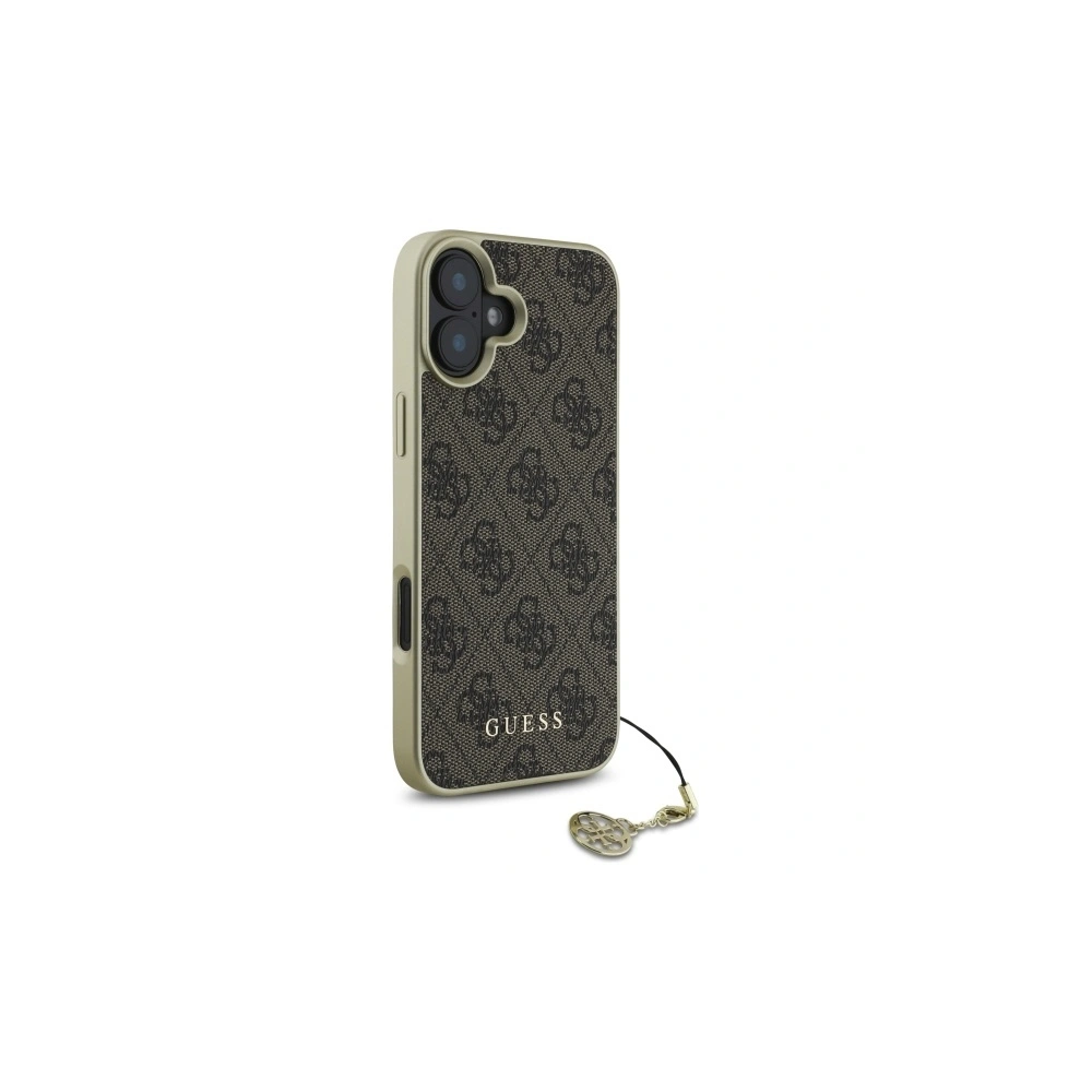 Hurtownia GSM - Etui Guess GUHCP16MGF4GBR Apple iPhone 16 Plus hardcase 4G Charms Collection brązowy/brown - GUE4068 - {ean13} - Hurt
