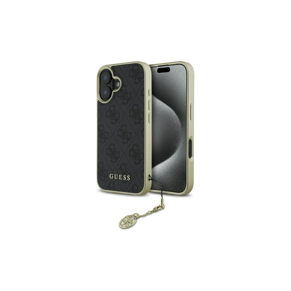 Hurtownia GSM - Guess GUHCP16MGF4GGR Apple iPhone 16 Plus keménytok 4G Charms Collection fekete - GUE4069 - {ean13} - Hurt
