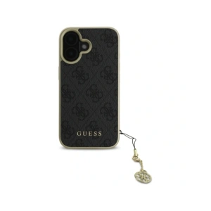Wholesale Guess GUHCP16MGF4GGR Apple iPhone 16 Plus hardcase 4G Charms Collection black - GUE4069 - {ean13} - Hurt