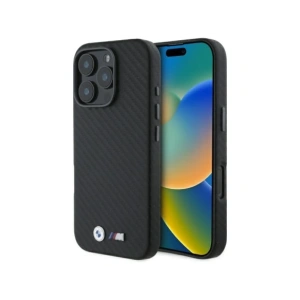 Hurtownia GSM - Etui BMW BMHCP16X23PUFWC Apple iPhone 16 Pro Max hardcase Carbon Wrapped Metal černý/black - BMW690 - {ean13} - Hurt