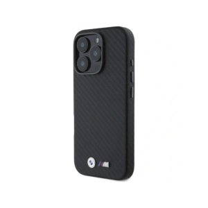 Hurtownia GSM - Etui BMW BMHCP16X23PUFWC Apple iPhone 16 Pro Max hardcase Carbon Wrapped Metal černý/black - BMW690 - {ean13} - Hurt