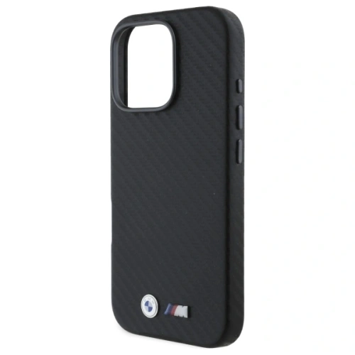 Etui BMW BMHCP16X23PUFWC Apple iPhone 16 Pro Max hardcase Carbon Wrapped Metal czarny/black
