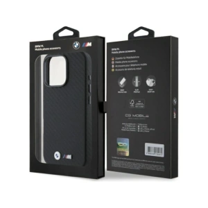 Hurtownia GSM - Etui BMW BMHCP16X23PUFWC Apple iPhone 16 Pro Max hardcase Carbon Wrapped Metal czarny/black - BMW690 - {ean13} - Hurt
