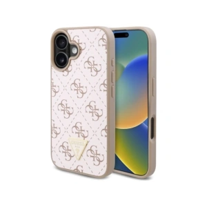 Wholesale Guess GUHCP16MPG4GPH Apple iPhone 16 Plus hardcase New 4G Triangle white - GUE4070 - {ean13} - Hurt