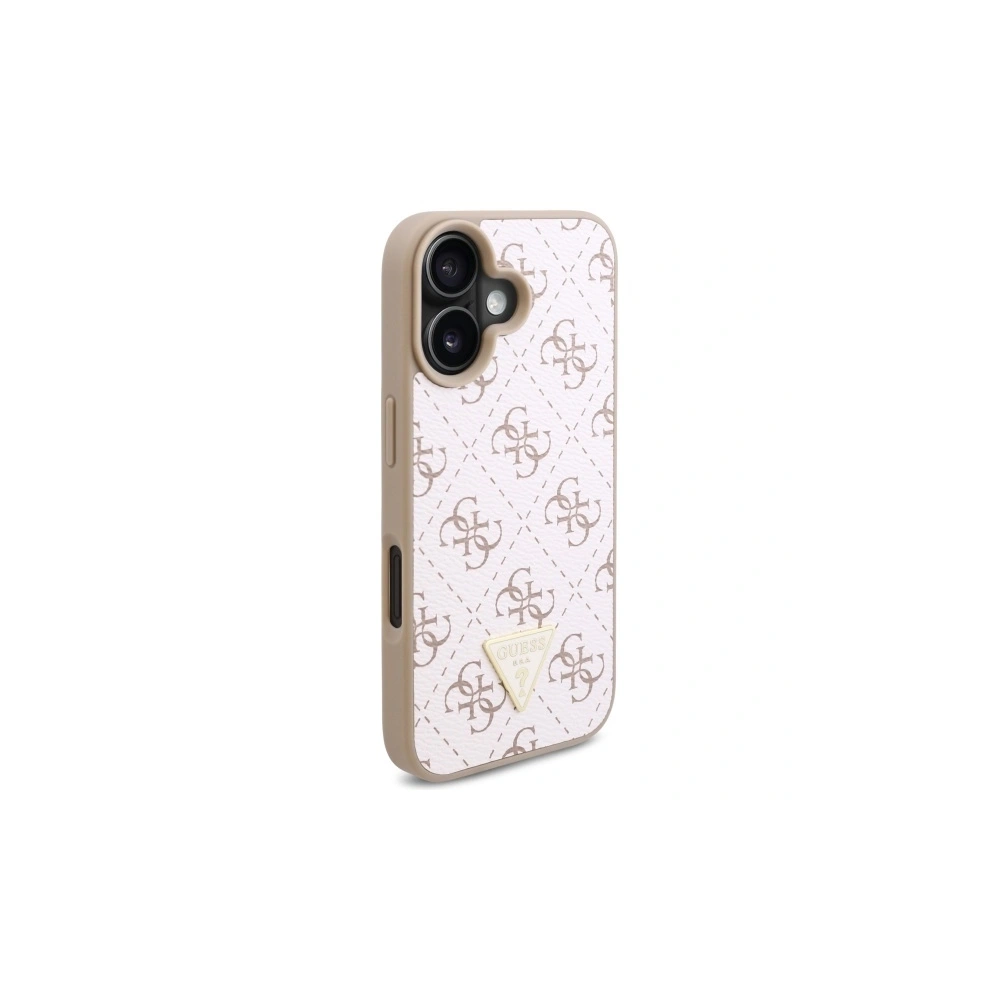 Wholesale Guess GUHCP16MPG4GPH Apple iPhone 16 Plus hardcase New 4G Triangle white - GUE4070 - {ean13} - Hurt