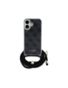 Hurtownia GSM - Etui Guess GUHCP16SHC4SEK Apple iPhone 16 hardcase Crossbody Cord 4G Print černý/black - GUE4073 - {ean13} - Hurt