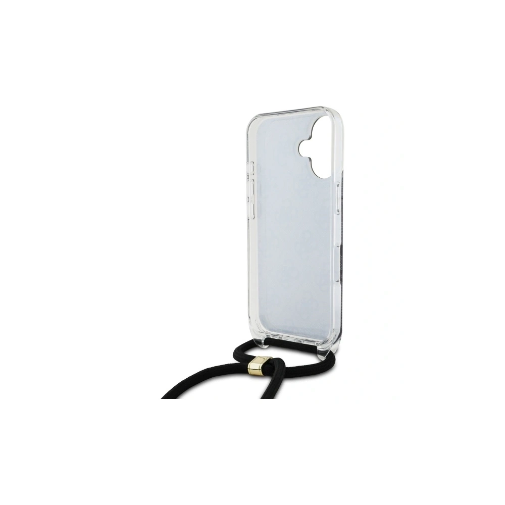 Hurtownia GSM - Etui Guess GUHCP16SHC4SEK Apple iPhone 16 hardcase Crossbody Cord 4G Print czarny/black - GUE4073 - {ean13} - Hurt