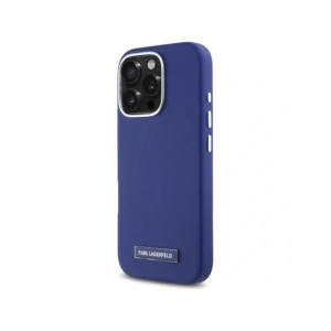 Etui Karl Lagerfeld KLHMP16XPGMSRPB Apple iPhone 16 Pro Max hardcase FW Metal Plate MagSafe niebieski/blue