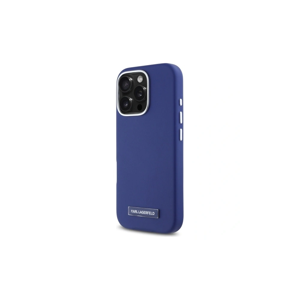 Hurtownia GSM - Etui Karl Lagerfeld KLHMP16XPGMSRPB Apple iPhone 16 Pro Max hardcase FW Metal Plate MagSafe modrý/blue - KLD21786 - {ean13} - Hurt