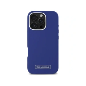 Etui Karl Lagerfeld KLHMP16XPGMSRPB Apple iPhone 16 Pro Max hardcase FW Metal Plate MagSafe niebieski/blue