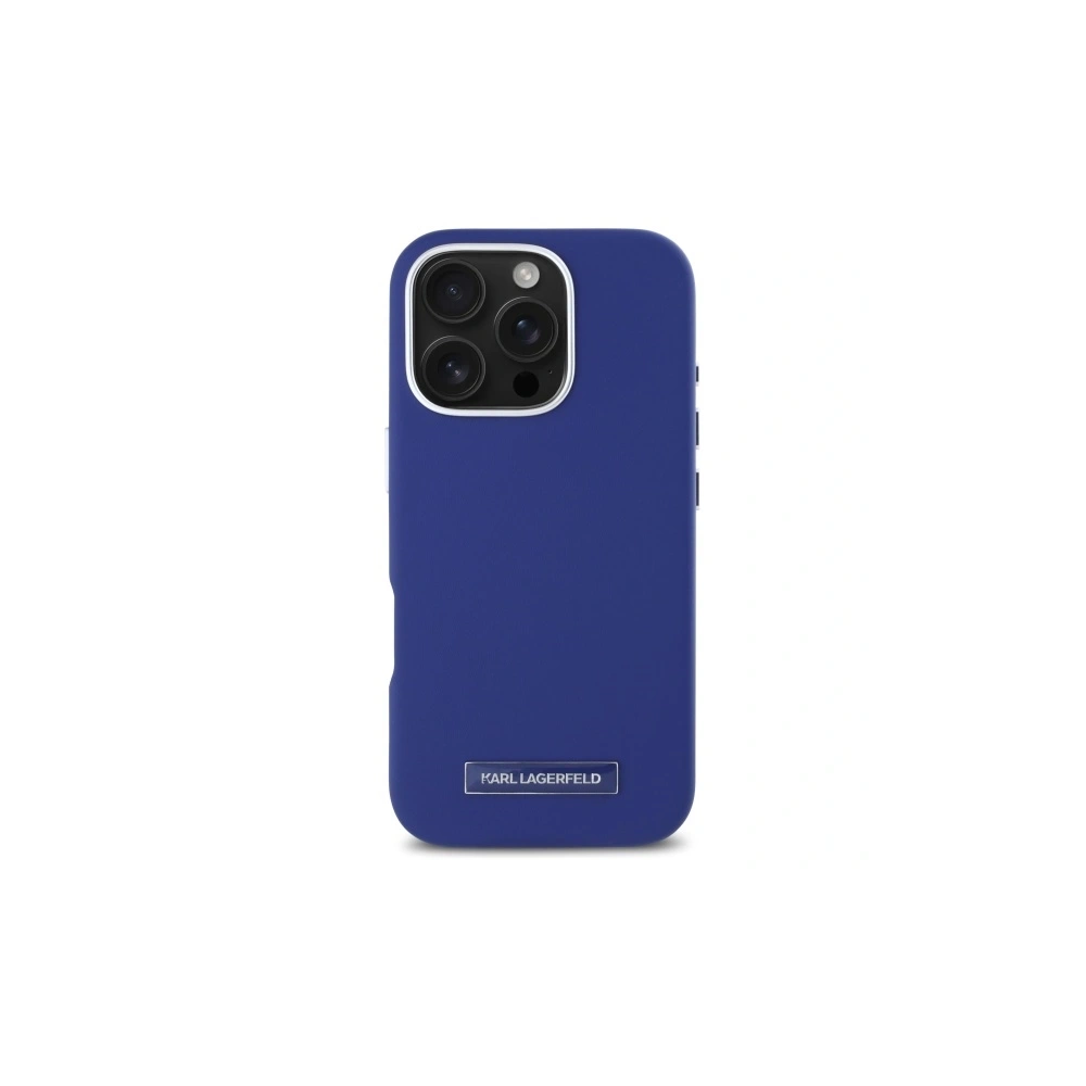 Hurtownia GSM - Etui Karl Lagerfeld KLHMP16XPGMSRPB Apple iPhone 16 Pro Max hardcase FW Metal Plate MagSafe modrý/blue - KLD21786 - {ean13} - Hurt