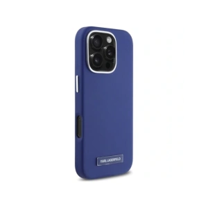 Etui Karl Lagerfeld KLHMP16XPGMSRPB Apple iPhone 16 Pro Max hardcase FW Metal Plate MagSafe niebieski/blue