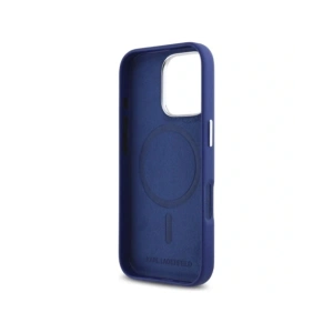 Etui Karl Lagerfeld KLHMP16XPGMSRPB Apple iPhone 16 Pro Max hardcase FW Metal Plate MagSafe niebieski/blue