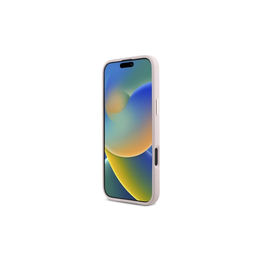 Hurtownia GSM - Etui Guess GUHCP16SSMBSLP Apple iPhone 16 hardcase silikonový script metalové logo a rám růžový/pink - GUE4075 - {ean13} - Hurt