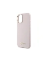 Hurtownia GSM - Etui Guess GUHCP16SSMBSLP Apple iPhone 16 hardcase silikonový script metalové logo a rám růžový/pink - GUE4075 - {ean13} - Hurt