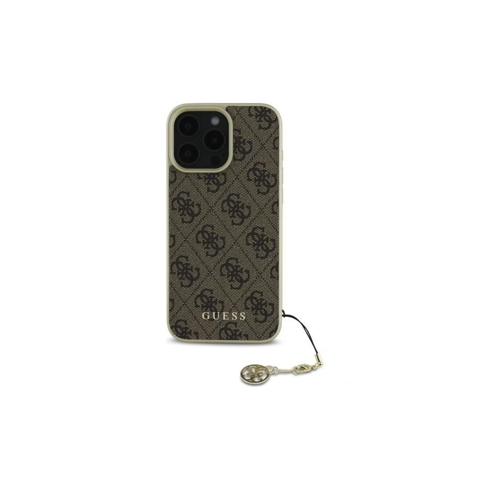 Hurtownia GSM - Etui Guess GUHCP16XGF4GBR Apple iPhone 16 Pro Max hardcase 4G Charms Collection brązowy/brown - GUE4076 - {ean13} - Hurt
