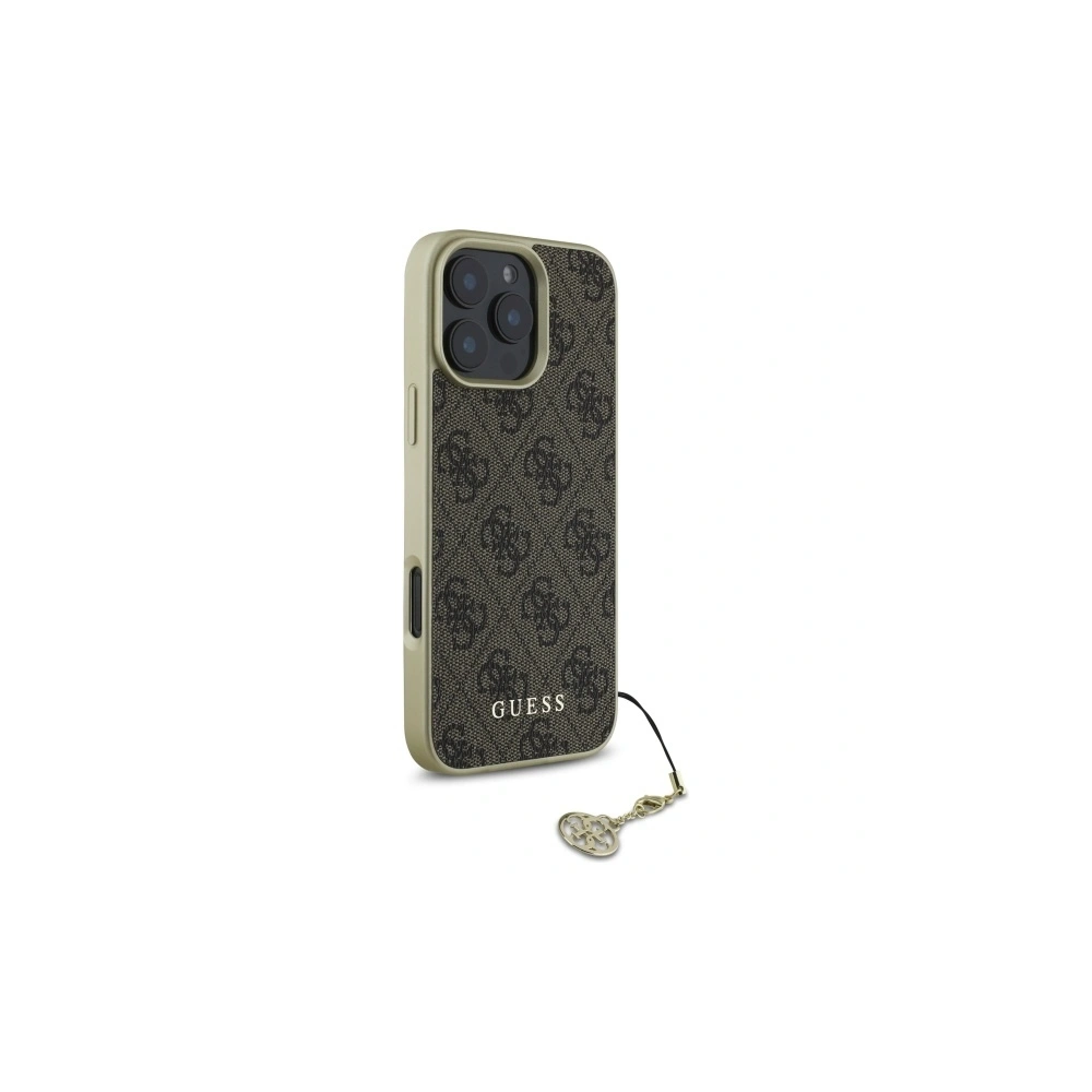 Hurtownia GSM - Etui Guess GUHCP16XGF4GBR Apple iPhone 16 Pro Max hardcase 4G Charms Collection brązowy/brown - GUE4076 - {ean13} - Hurt