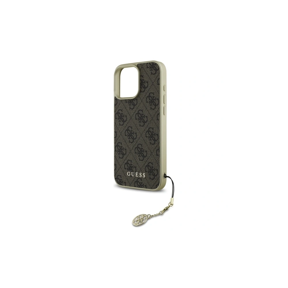 Hurtownia GSM - Etui Guess GUHCP16XGF4GBR Apple iPhone 16 Pro Max hardcase 4G Charms Collection brązowy/brown - GUE4076 - {ean13} - Hurt