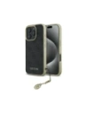 Etui Guess GUHCP16XGF4GGR Apple iPhone 16 Pro Max hardcase 4G Charms Collection černý/black