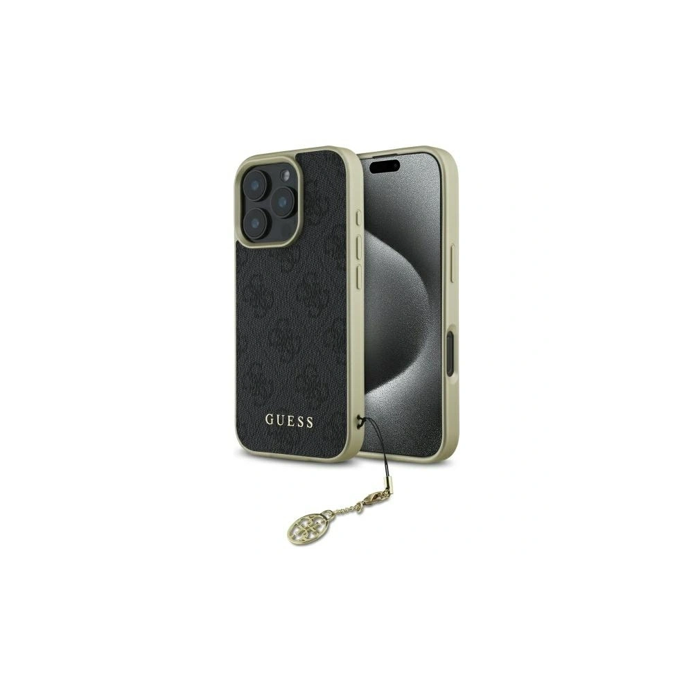 Hurtownia GSM - Etui Guess GUHCP16XGF4GGR Apple iPhone 16 Pro Max hardcase 4G Charms Collection černý/black - GUE4077 - {ean13} - Hurt