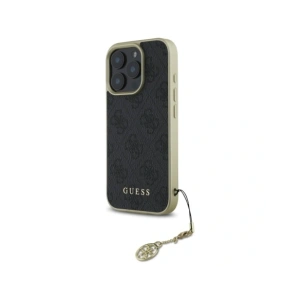 Etui Guess GUHCP16XGF4GGR Apple iPhone 16 Pro Max hardcase 4G Charms Collection czarny/black