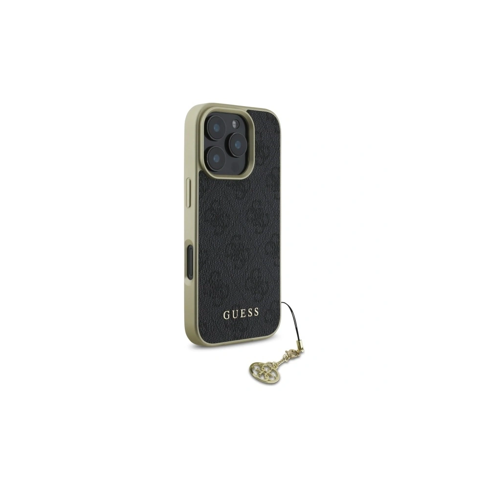 Wholesale Guess GUHCP16XGF4GGR Apple iPhone 16 Pro Max hardcase 4G Charms Collection black - GUE4077 - {ean13} - Hurt