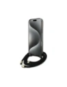 Wholesale Guess GUHMP16LHCTSGNSK Apple iPhone 16 Pro hardcase Crossbody Cord Script MagSafe black - GUE4078 - {ean13} - Hurt