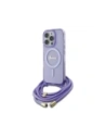 Guess GUHMP16LHCTSGNSU Apple iPhone 16 Pro hardcase Crossbody Cord Script MagSafe purple