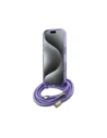 Hurtownia GSM - Etui Guess GUHMP16LHCTSGNSU Apple iPhone 16 Pro hardcase Crossbody Cord Script MagSafe fioletowy/purple - GUE4079 - {ean13} - Hurt