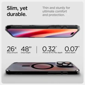 Etui Spigen Ultra Hybrid T Mag MagSafe Apple iPhone 16 Pro Max Frost Black