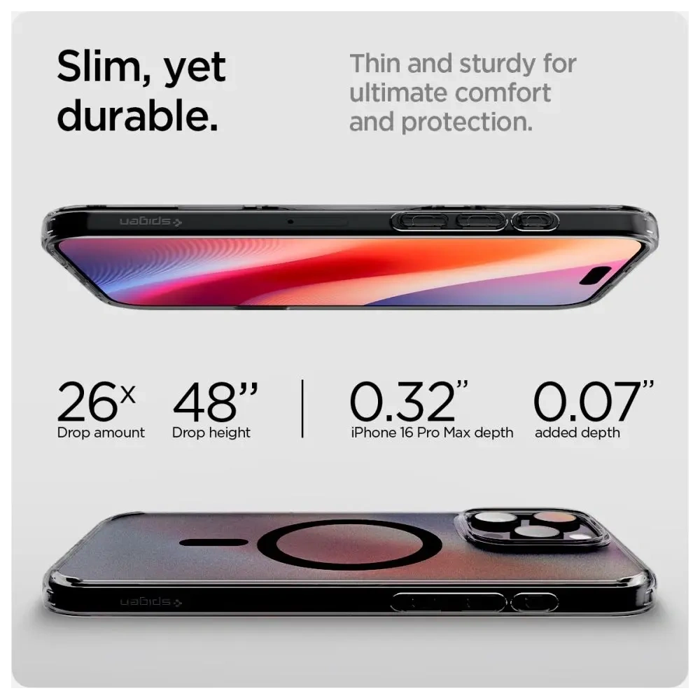 Hurtownia GSM - Etui Spigen Ultra Hybrid T Mag MagSafe Apple iPhone 16 Pro Max Frost Black - SPN16516 - {ean13} - Hurt
