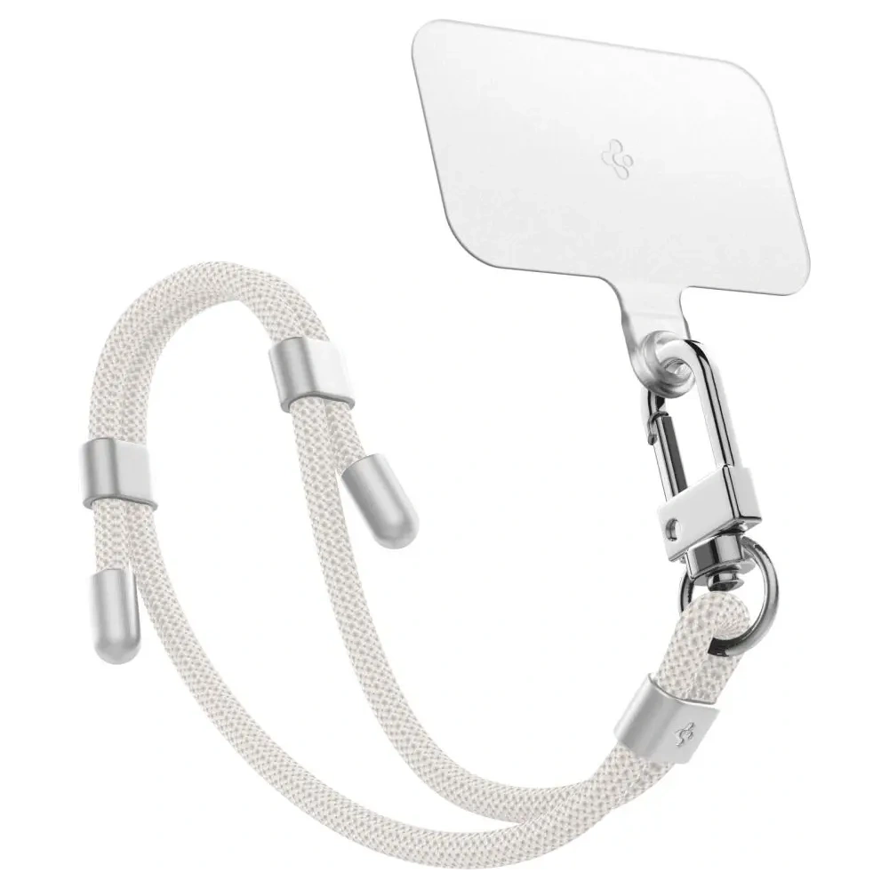 Hurtownia GSM - Smyczki Spigen Univerzální sada popruhů Crossbody a na zápěstí perleťově bílá - SPN16519 - {ean13} - Hurt