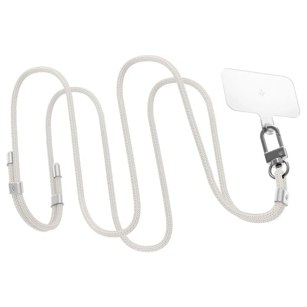 Hurtownia GSM - Smyczki Spigen Univerzální sada popruhů Crossbody a na zápěstí perleťově bílá - SPN16519 - {ean13} - Hurt