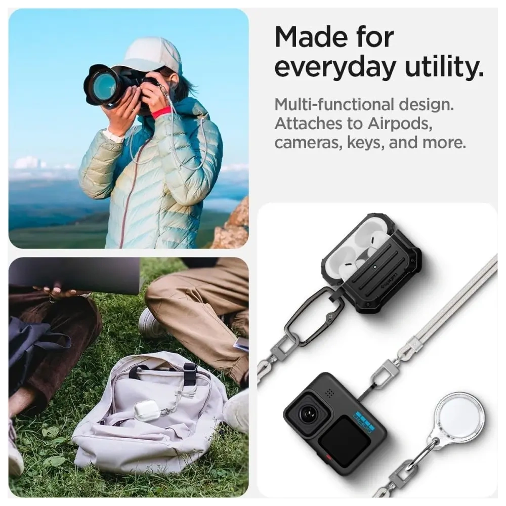 Wholesale Spigen Universal Strap Set Crossbody & Wrist Pearl White - SPN16519 - {ean13} - Hurt