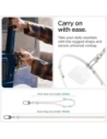 Hurtownia GSM - Spigen Univerzális Pánt Készlet Keresztpántos és Csuklós Gyöngyház Fehér - SPN16519 - {ean13} - Hurt