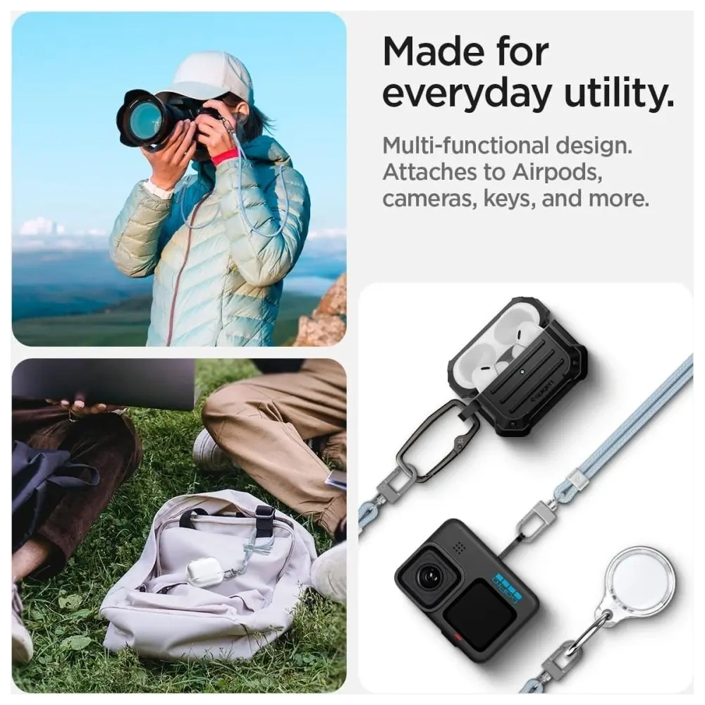 Wholesale Spigen Universal Strap Set Crossbody & Wrist Mute Blue - SPN16520 - {ean13} - Hurt