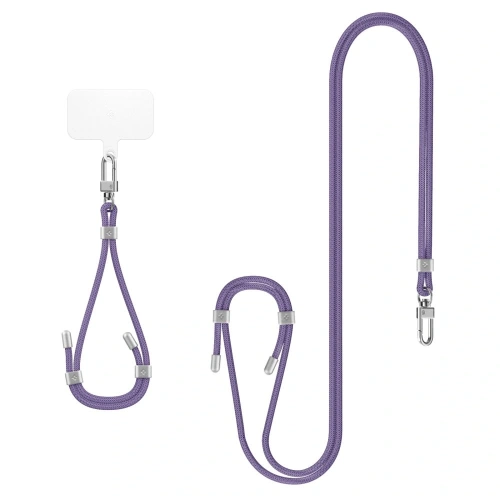 Smyczki Spigen Universal Strap Set Crossbody & Wrist Deep Purple