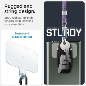 Hurtownia GSM - Spigen Univerzális Pánt Készlet Keresztpántos és Csuklós Mélylila - SPN16521 - {ean13} - Hurt