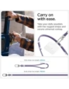 Hurtownia GSM - Smyczki Spigen Universal Strap Set Crossbody & Wrist Deep Purple - SPN16521 - {ean13} - Hurt