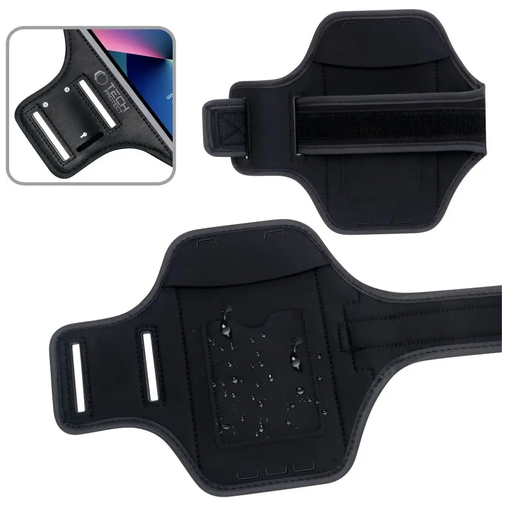 Hurtownia GSM - Uchyt na rameno Tech-Protect M4 Universal Sport Armband Černý - THP3413 - {ean13} - Hurt