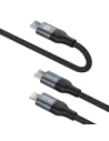 Wholesale Cable Nillkin Data Cable DualPower 2w1 USB-C PD 3.0 100W, Lightning PD 27W black - NLK1630 - {ean13} - Hurt