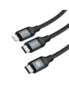 Wholesale Cable Nillkin Data Cable DualPower 2w1 USB-C PD 3.0 100W, Lightning PD 27W black - NLK1630 - {ean13} - Hurt