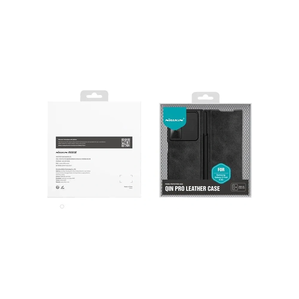 Hurtownia GSM - Etui Nillkin Qin Pro Leather Case Samsung Galaxy Z Fold 6 black/czarny - NLK1634 - {ean13} - Hurt