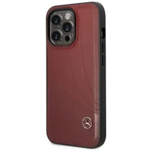 Hurtownia GSM - Etui Mercedes MEHCP14L8ROLR Apple iPhone 14 Pro hardcase Leather Wave Patern czerwony/red - MRS127 - {ean13} - Hurt