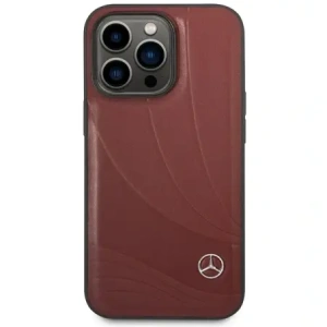 Hurtownia GSM - Mercedes MEHCP14L8ROLR Apple iPhone 14 Pro carcasă dură din piele cu model wave roșu - MRS127 - {ean13} - Hurt