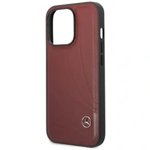 Hurtownia GSM - Mercedes MEHCP14L8ROLR Apple iPhone 14 Pro carcasă dură din piele cu model wave roșu - MRS127 - {ean13} - Hurt